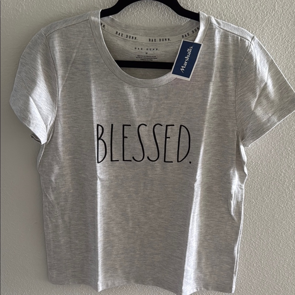 Rae Dunn Black and Gray Tee